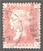 Great Britain Scott 33 Used Plate 179 - RE